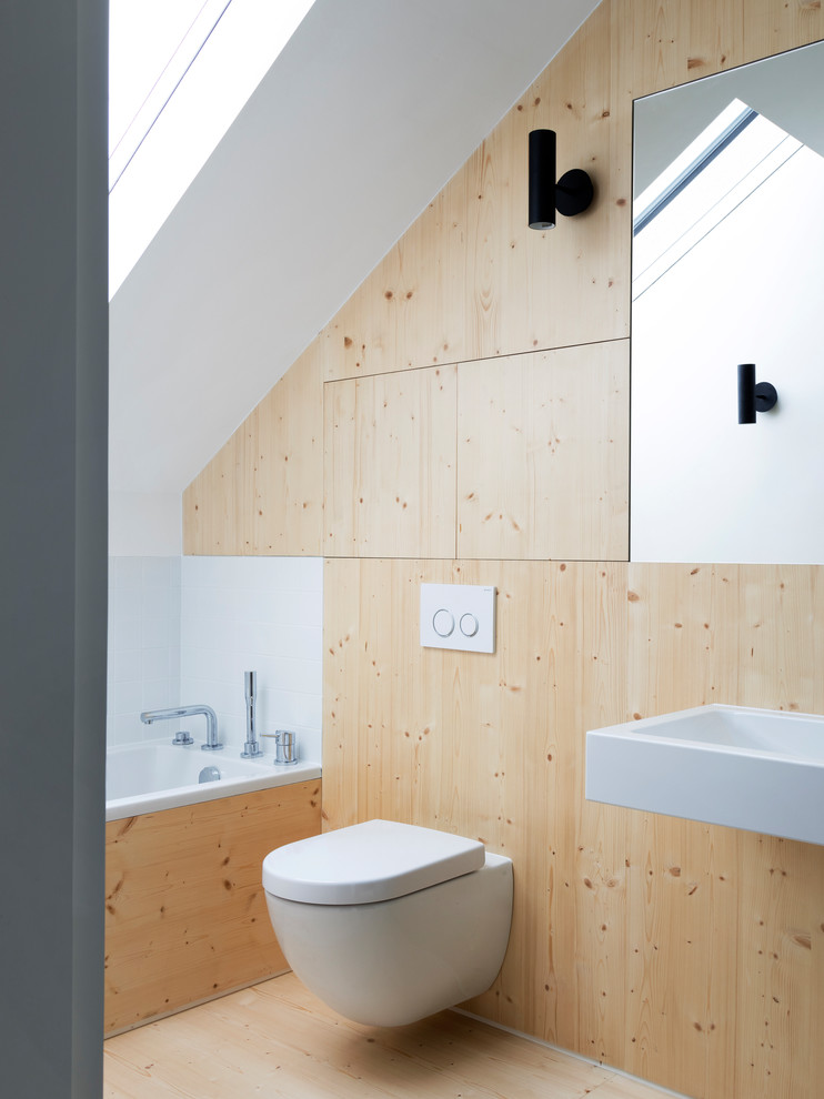 Свежая идея для дизайна: ванная комната в стиле лофт - отличное фото интерьера