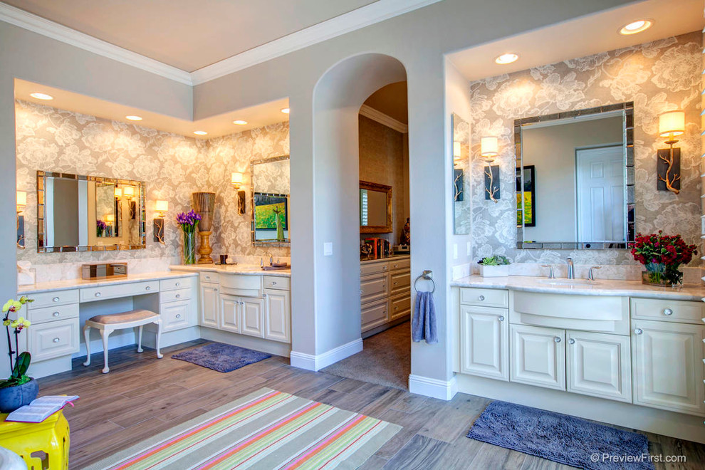 Del Duque Master Bathroom Remodel Traditional Bathroom by