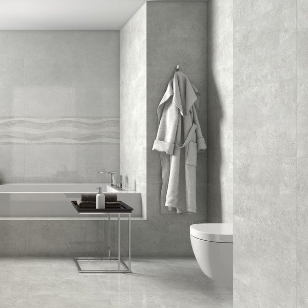 Delhi Grey Gloss Wall Tiles Direct Tile Warehouse Bathroom Other