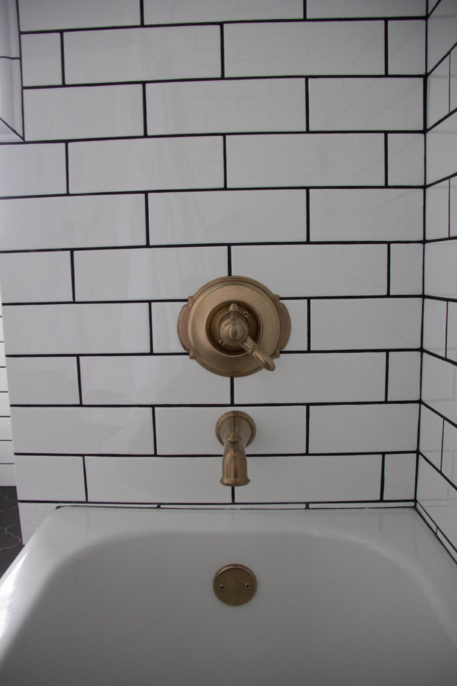 Delta champagne bronze fixture Traditional Bathroom Kansas City