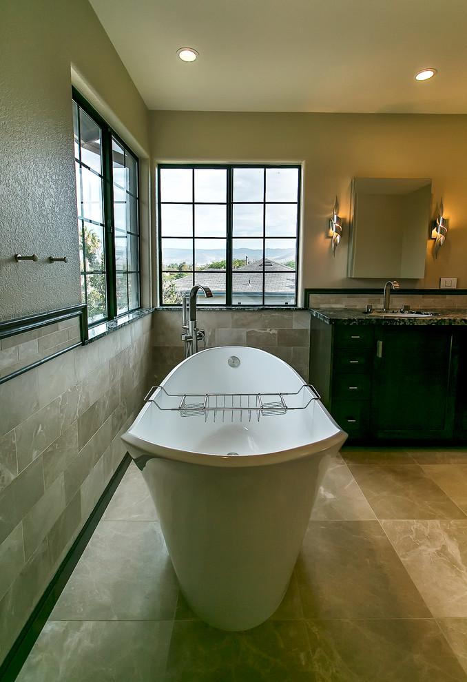 DeMartini Contemporary Bathroom San Luis Obispo by Casey