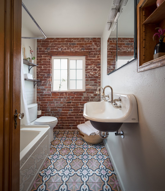Denver Bathroom Remodel Industrial Bathroom Denver by Laura