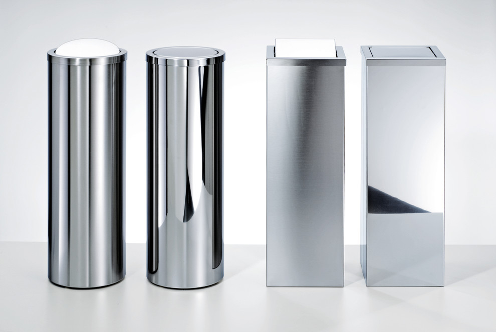 Designer Wastebaskets / Trashcans Contemporary Bathroom Miami