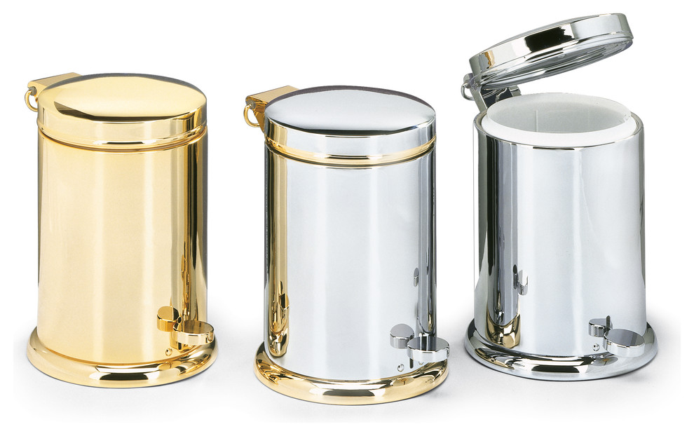 Designer Wastebaskets / Trashcans Contemporary Bathroom Miami