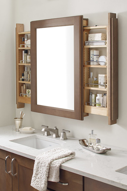 Diamond Cabinets: Bathroom Vanity Cabinet with Built-In Hamper -  Traditional - Bathroom - Other - by MasterBrand Cabinets | Houzz UK