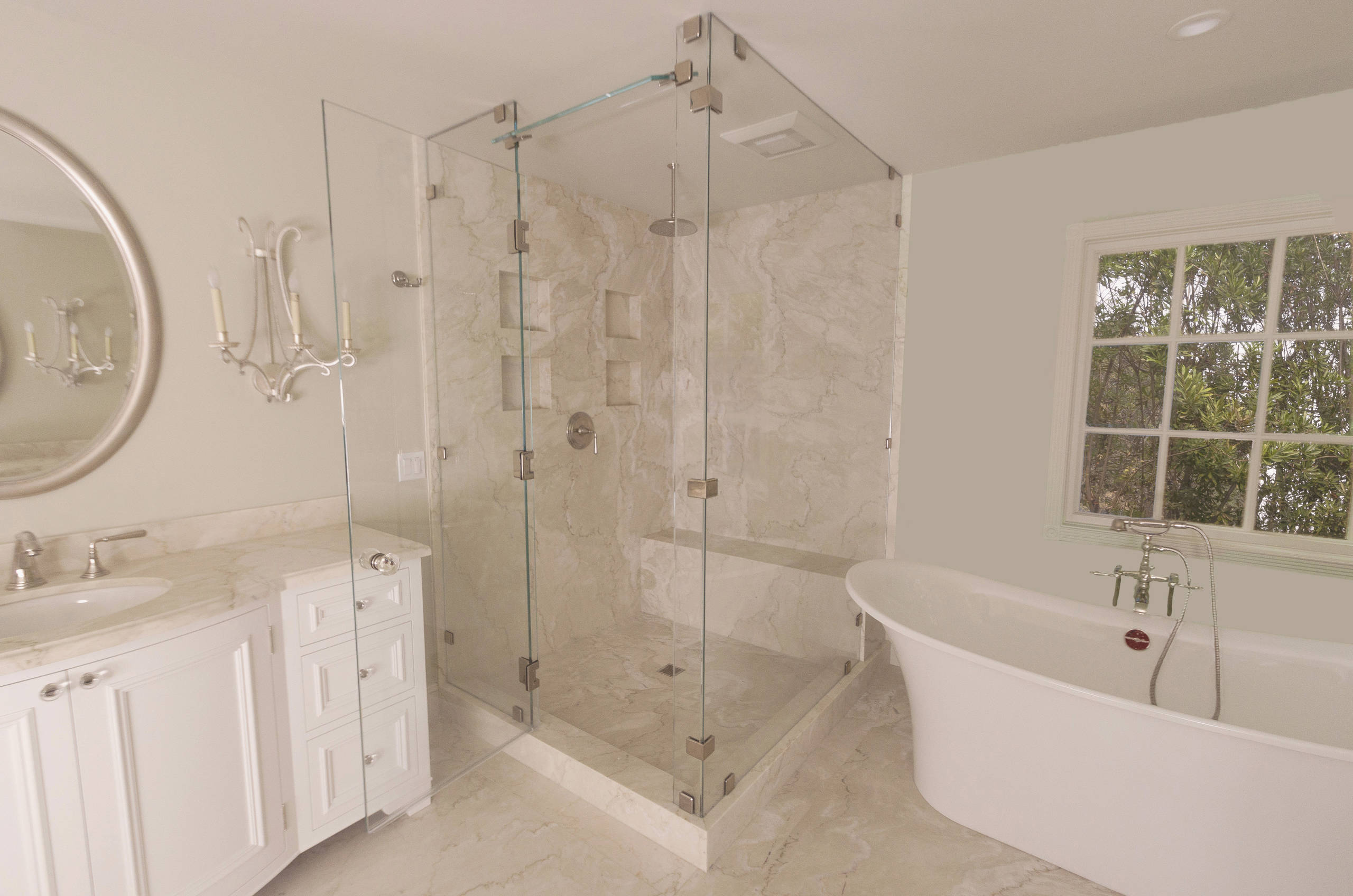 Dolce Vita Honed 2cm slabs - Transitional - Bathroom - San Francisco - by  PIETRA FINA, Inc. | Houzz