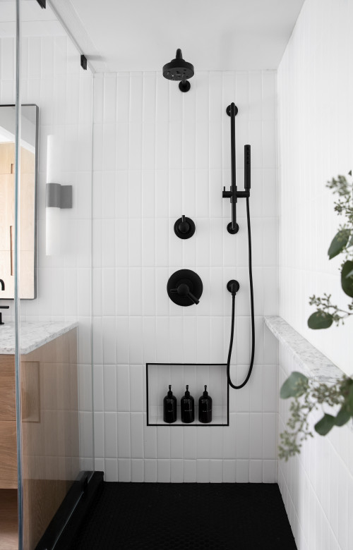 73 Black And White Bathroom Fresh, Black And White Bathroom Wall Tiles Design