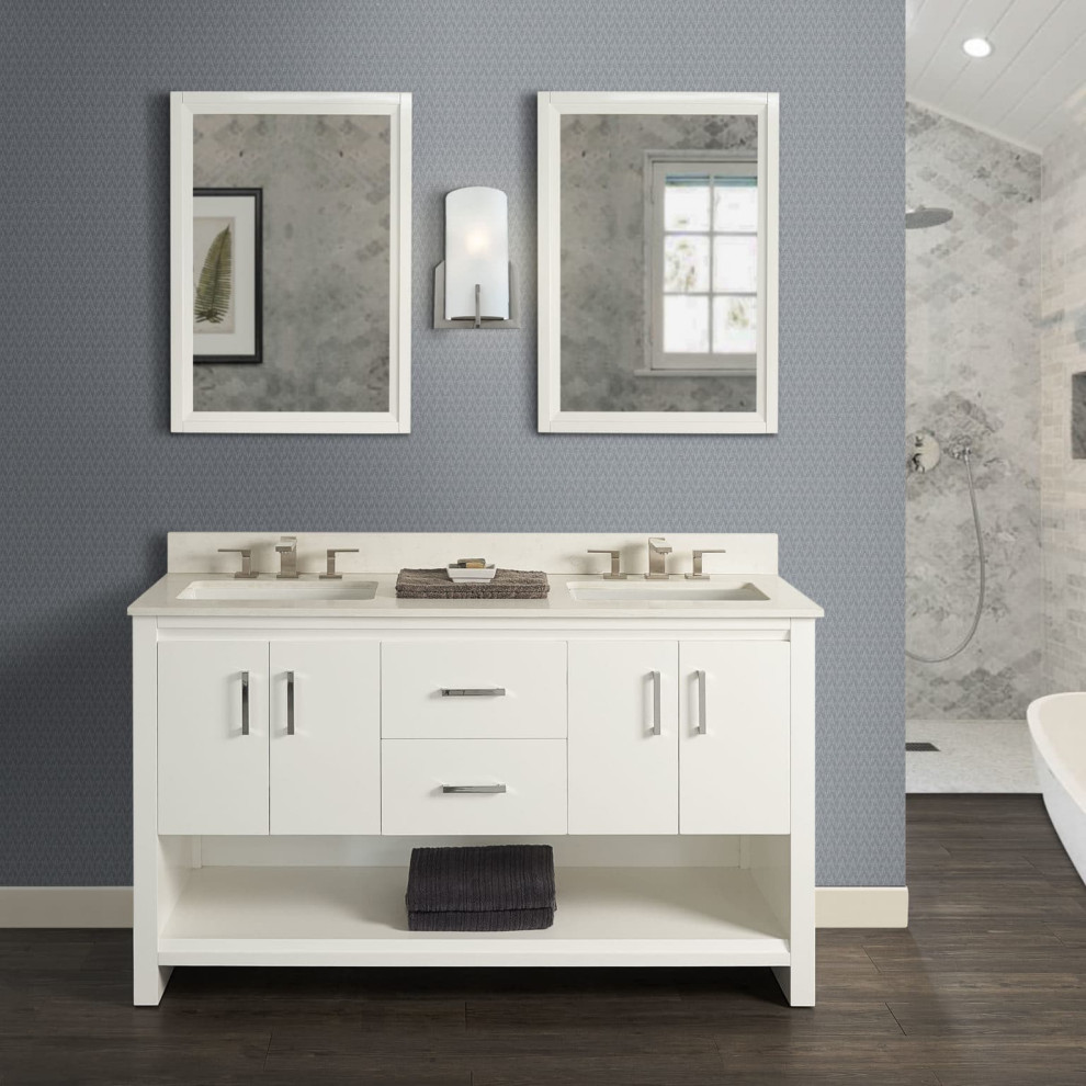 Double Sink Bathroom Vanities Transitional Bathroom Philadelphia By Avalon Flooring