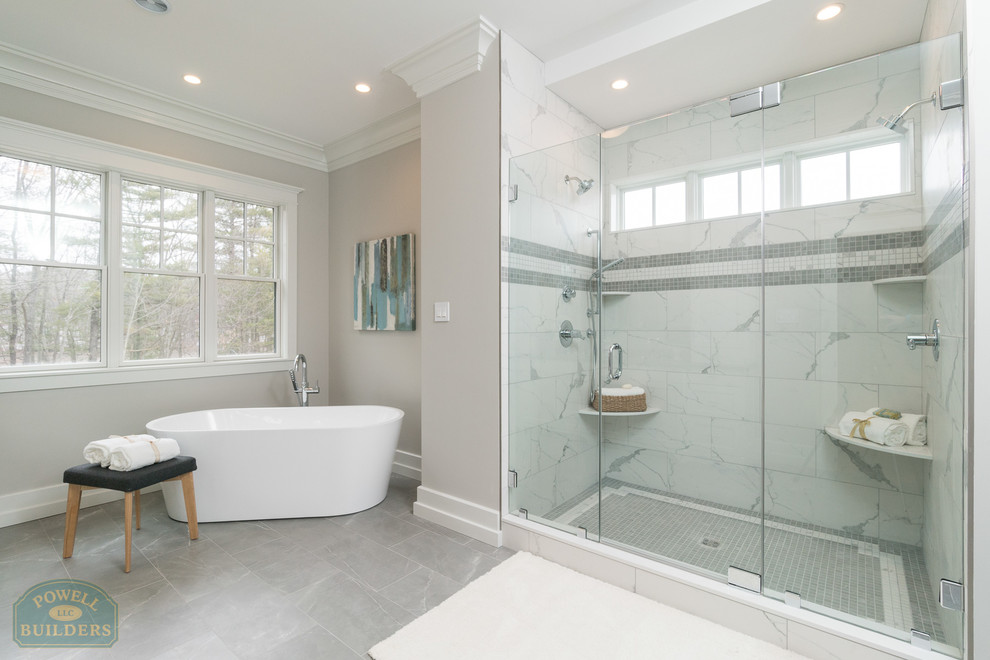 Dover Custom on the River - Bathroom - Boston - by Powell Builders, LLC ...