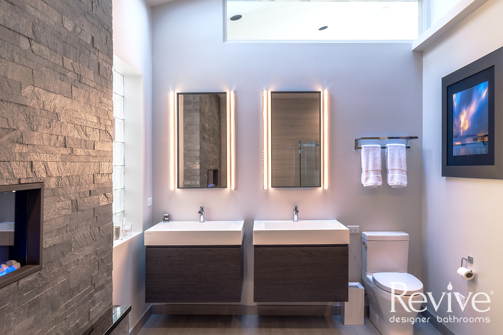 Downtown Chicago Bathroom Remodel Modern Bathroom Chicago by
