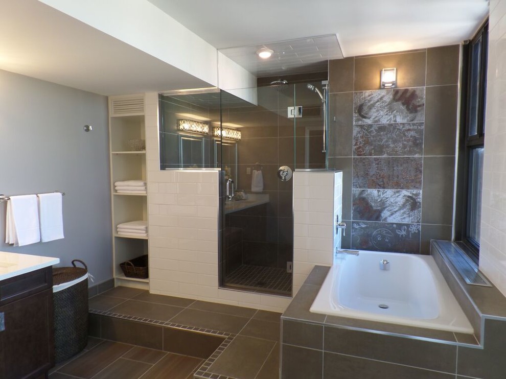 Downtown Condo Make-Over - Contemporary - Bathroom - Calgary - by Talee