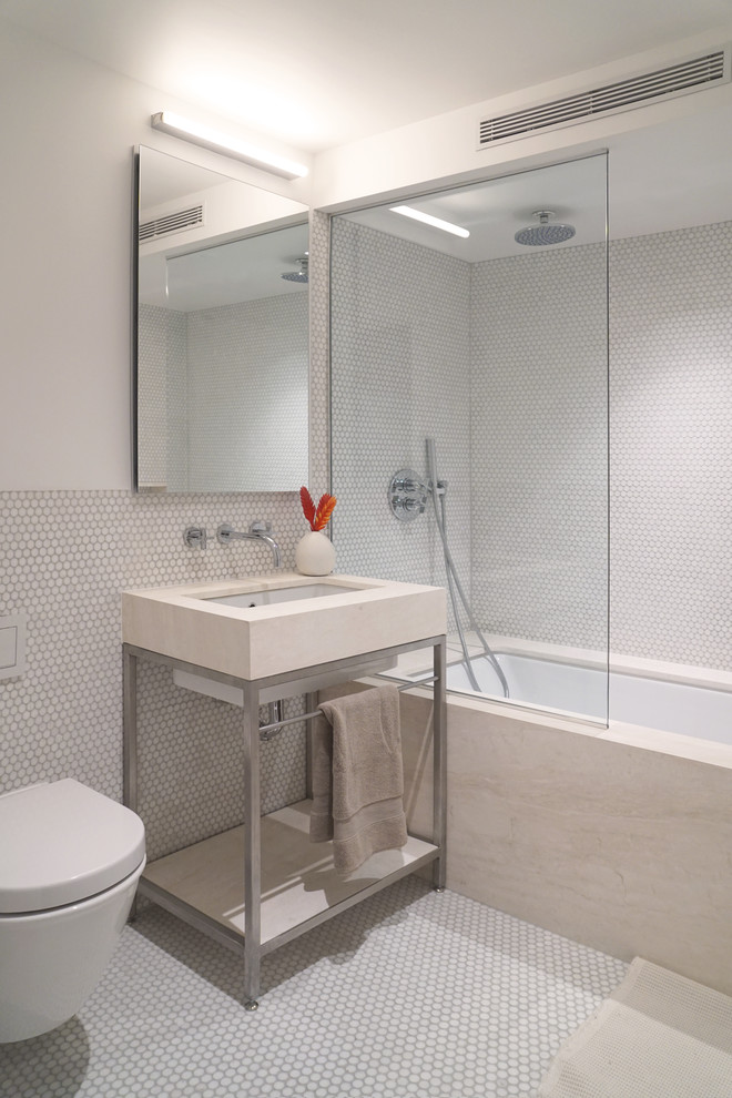 Downtown Loft Modern Bathroom New York by Atelier Armbruster