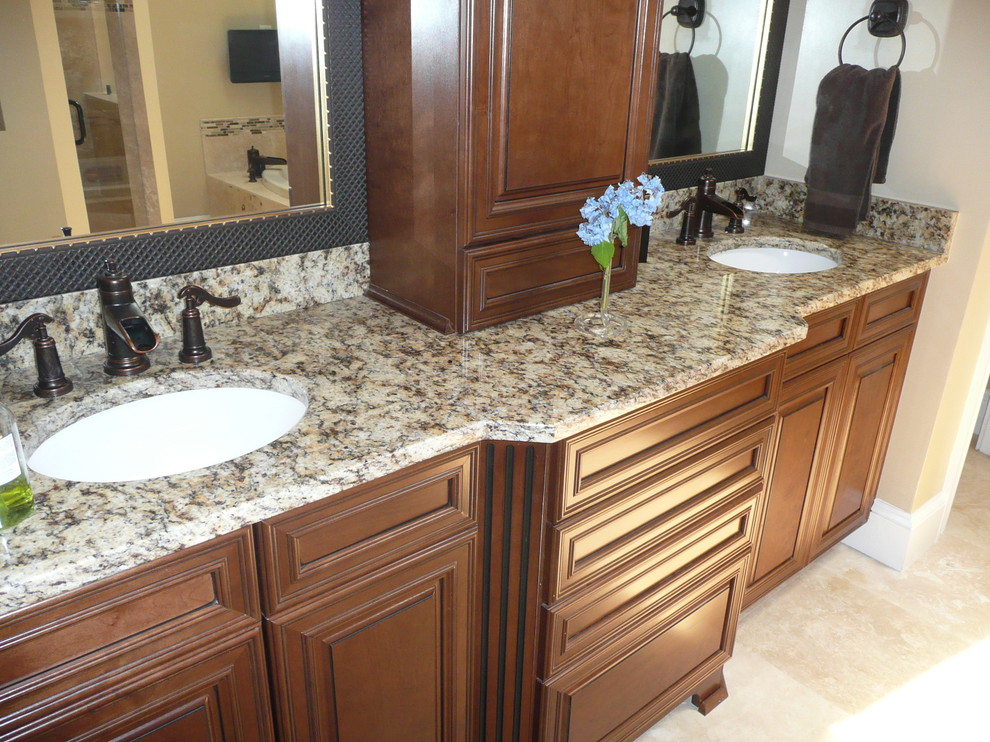 Dunwoody Traditional Bathroom Atlanta by LEFKO Design + Build