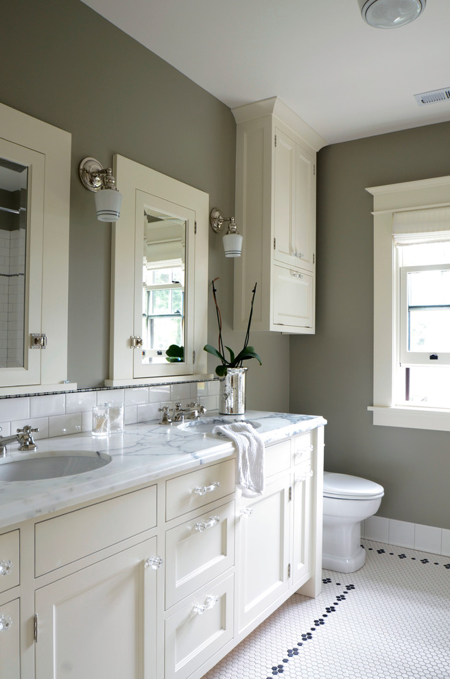 Inspiration for a timeless bathroom remodel in Portland