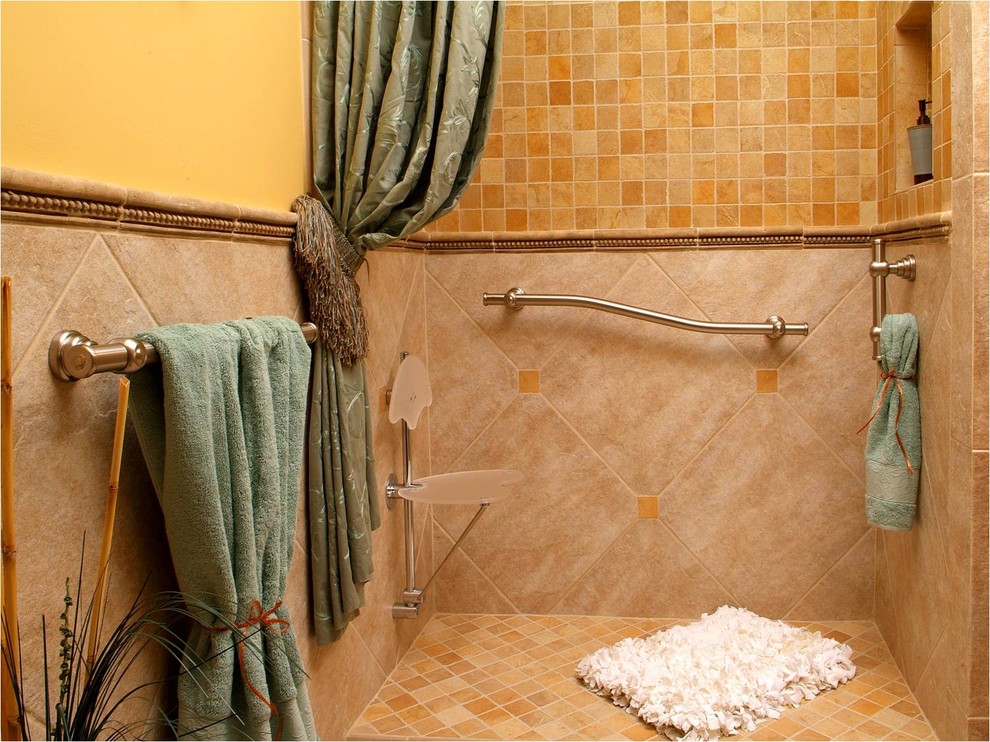 Immagine di una stanza da bagno bohémian