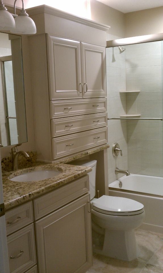 Storage Over Toilet Houzz, Bathroom Over The Toilet Cabinets