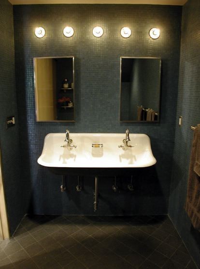 Eclectic bathroom photo in New York