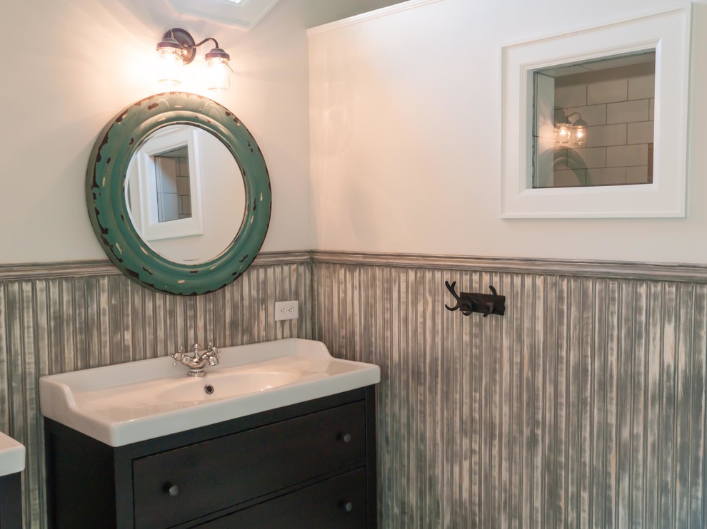 Eclectic Master Bath Rehab Contemporary Bathroom Chicago by