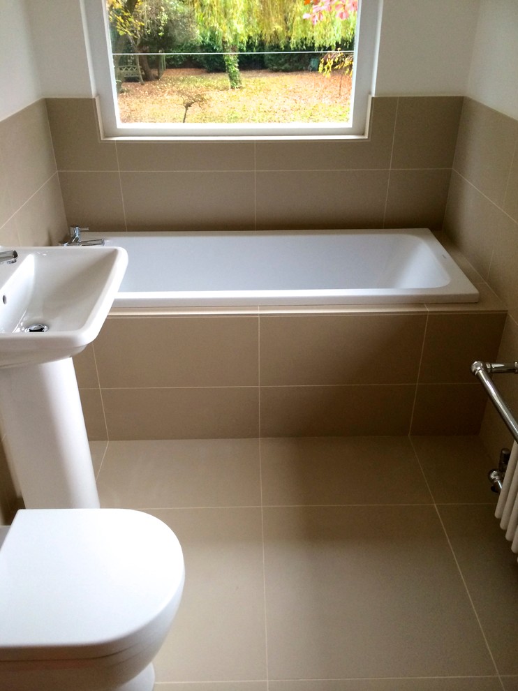 Photo of a contemporary bathroom in Cambridgeshire.