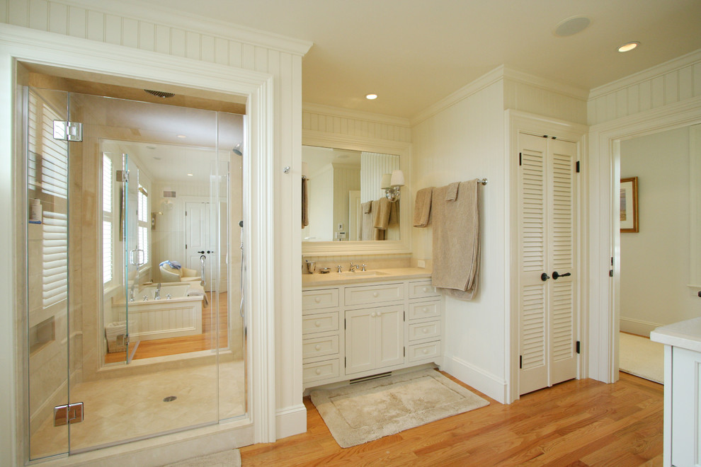 Edgartown Harbor Makeover - Beach Style - Bathroom - Boston - by ...