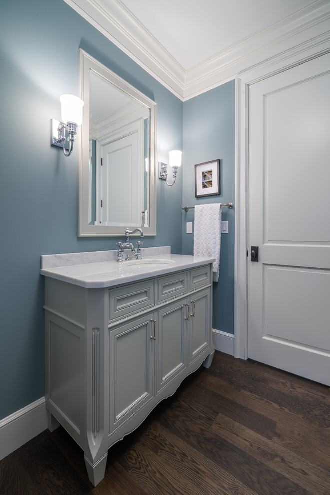 Edina Colonial Vanity Transitional Bathroom Minneapolis by