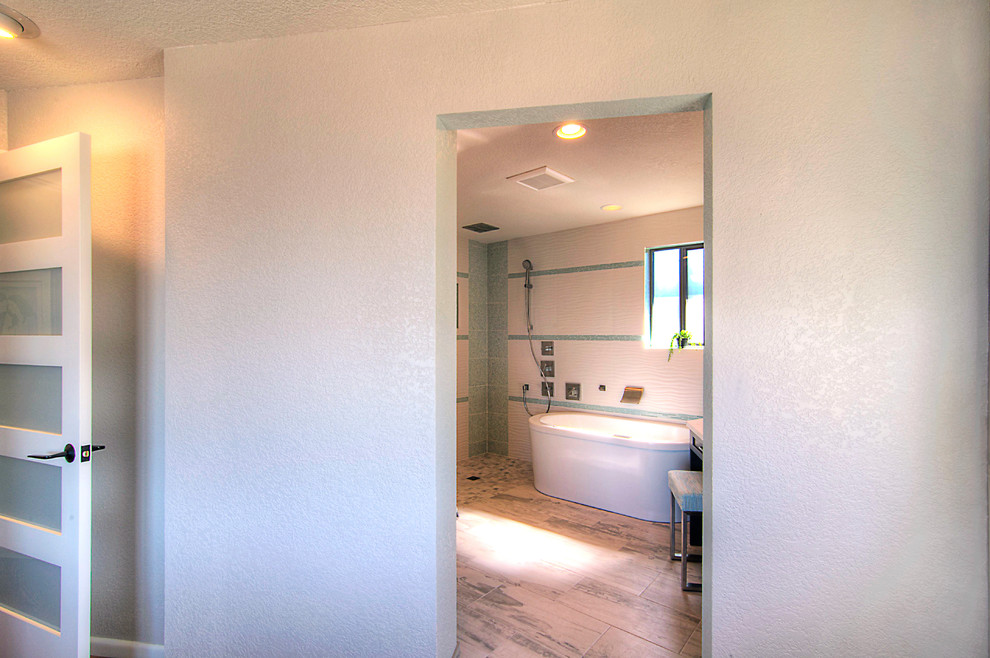 Edmonds Master Suite Bath & Bedroom Remodel Contemporary Bathroom