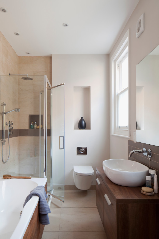 Edwardian House in Hove_Family Bathroom - Modern - Bathroom - Sussex ...