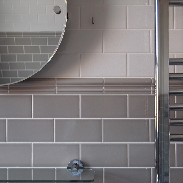 Elegant Edwardian Bathroom, London by Born & Bred Studio Traditional Bathroom London by