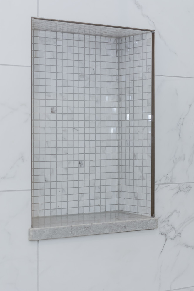 Elegant Guelph Home Transitional Bathroom Toronto by Ceramic