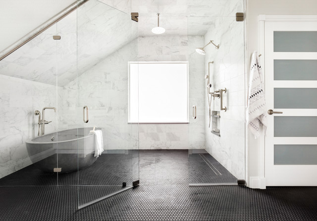 Personal Spa Bath - Contemporary - Bathroom - Denver - by Ashley Campbell Interior  Design