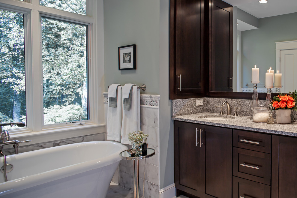 Bathroom - traditional bathroom idea in Charlotte