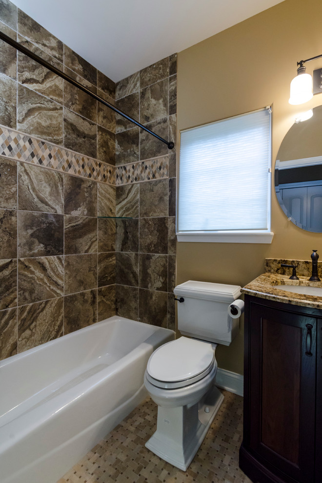 Elmhurst Kitchen and Baths Rustic Bathroom Chicago by Nicole