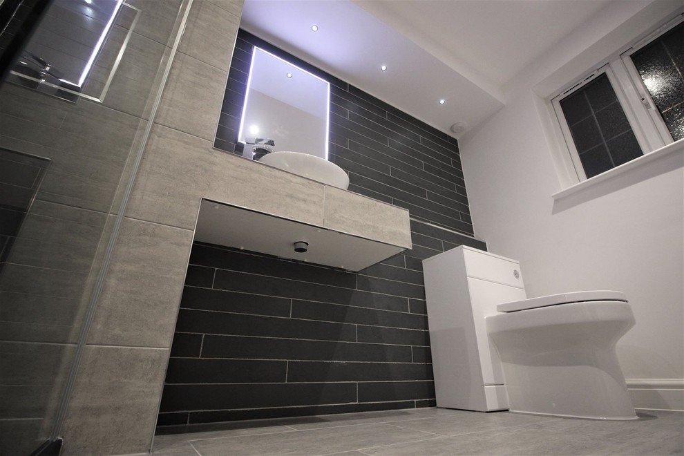 Ensuite, Coleroton, Leicestershire Contemporary Bathroom Other
