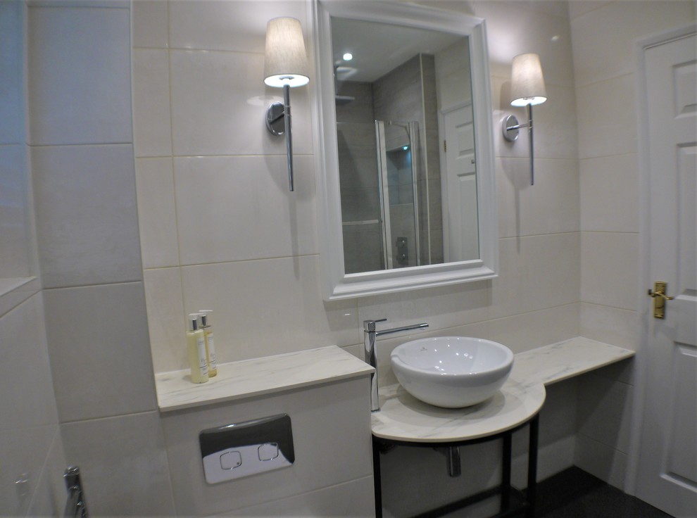 En suite update in Guildford, Surrey Modern Bathroom Surrey by