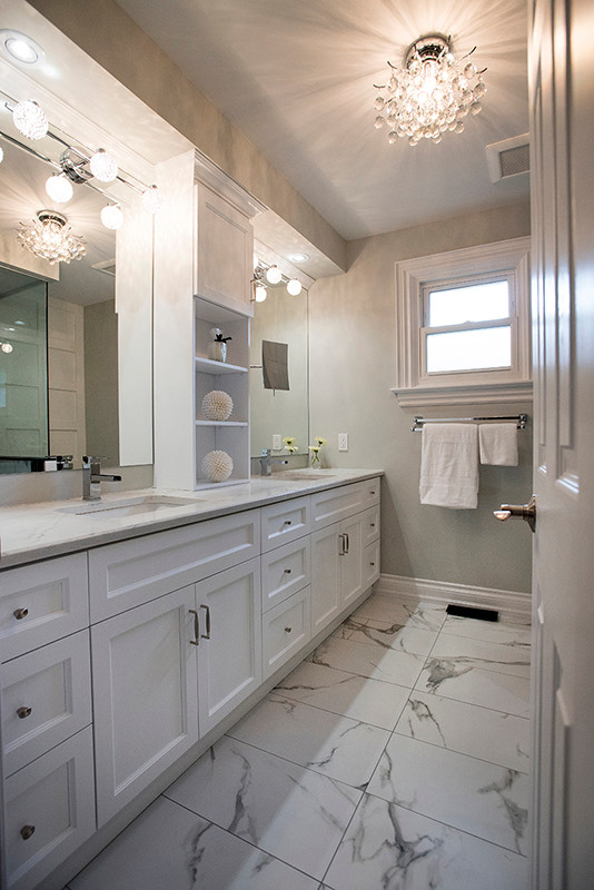 Ensuite Bathroom, Beechgrove Crescent, Oakville Contemporary