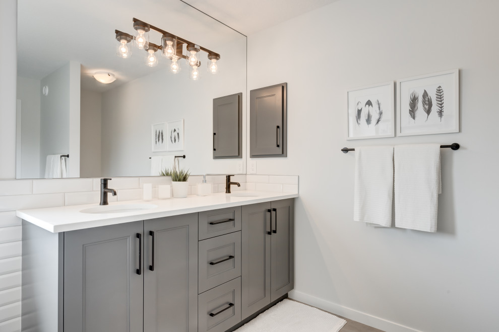 Ensuite Bathroom Calgary by Cedarglen Homes Houzz