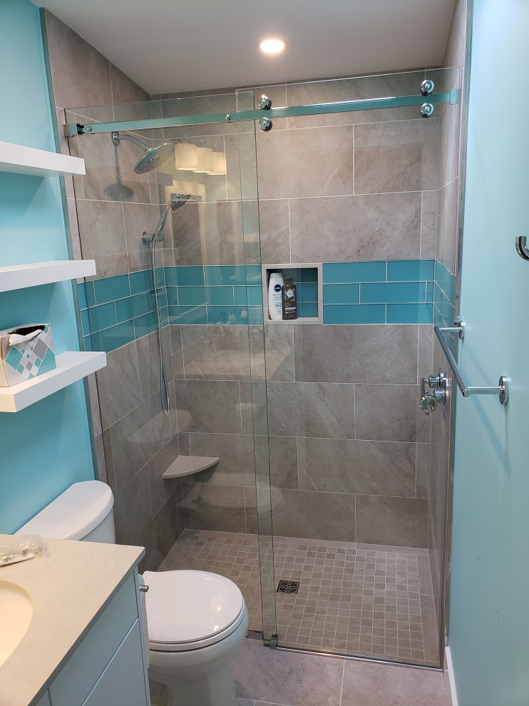 EuroSlide Shower Door System Bathroom Miami by Shower Door City