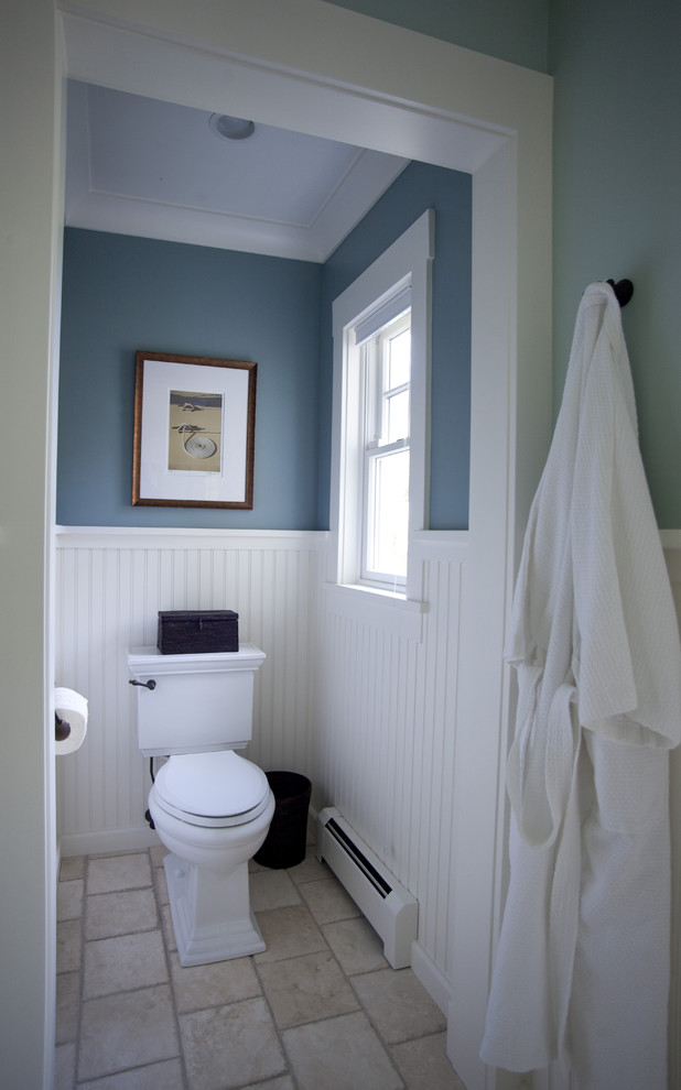 Inspiration for a coastal bathroom remodel in Providence