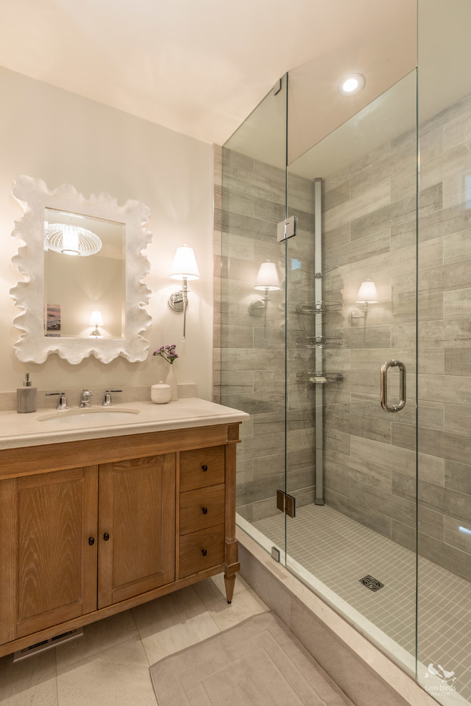 Fallingbrook Main Floor Bath and Mud Room - Transitional - Bathroom