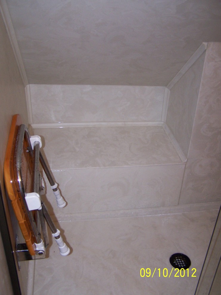 Faust Shower under stairs Traditional Bathroom Other by Clear