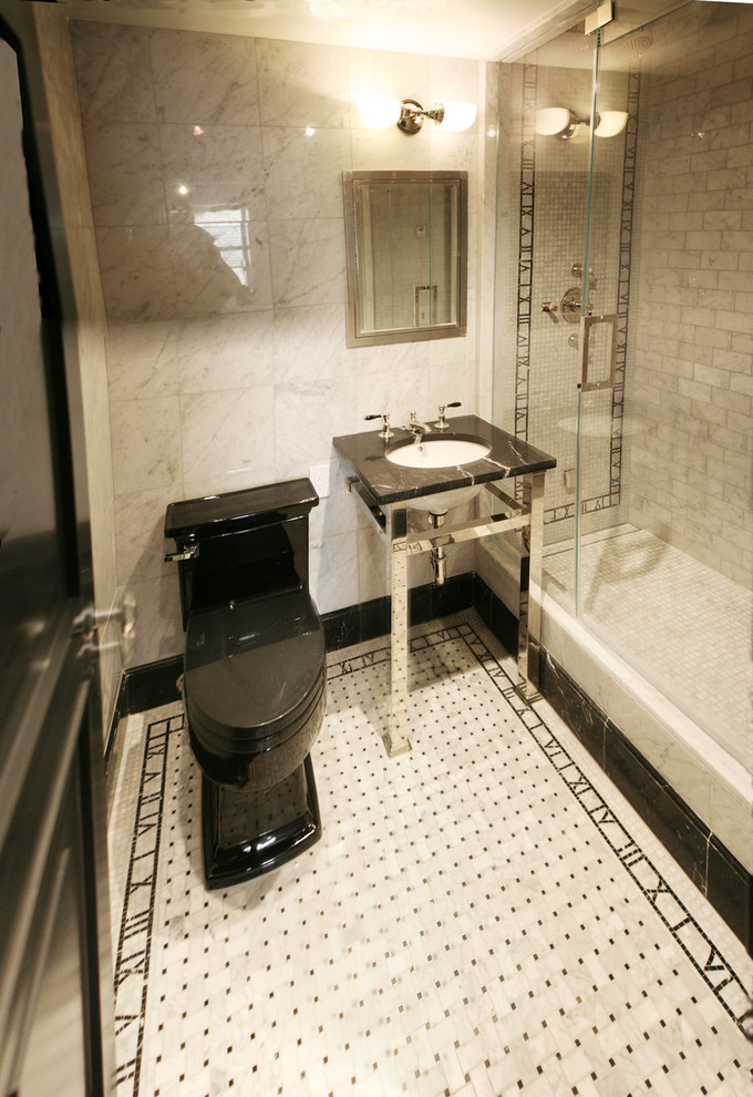 Ispirazione per una stanza da bagno minimal