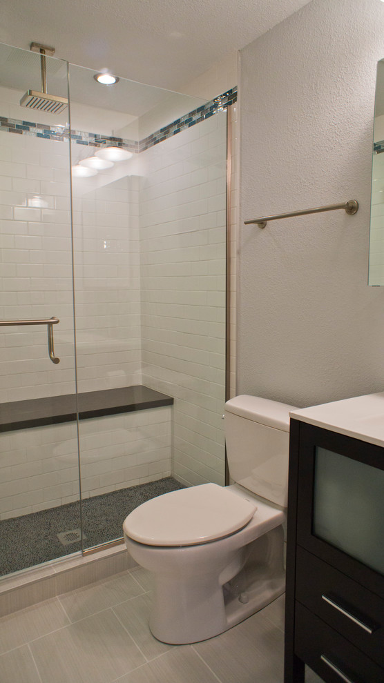 Inspiration for a contemporary bathroom in Denver.
