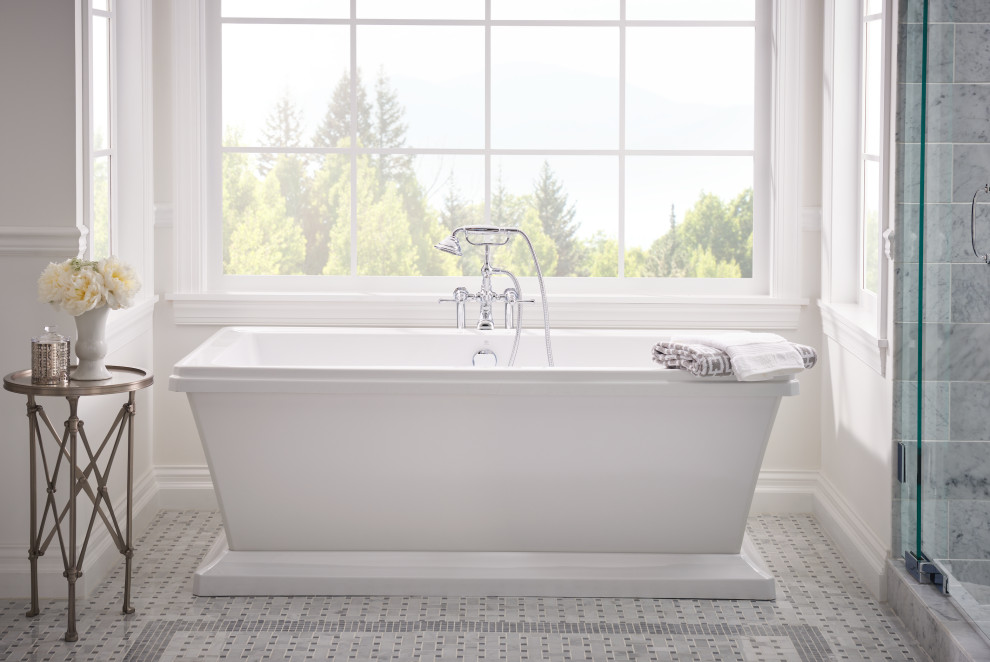 Fitzgerald Freestanding Soaking Tub Bathroom New York by DXV Houzz
