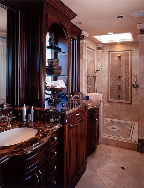 This is an example of a classic bathroom in San Diego.