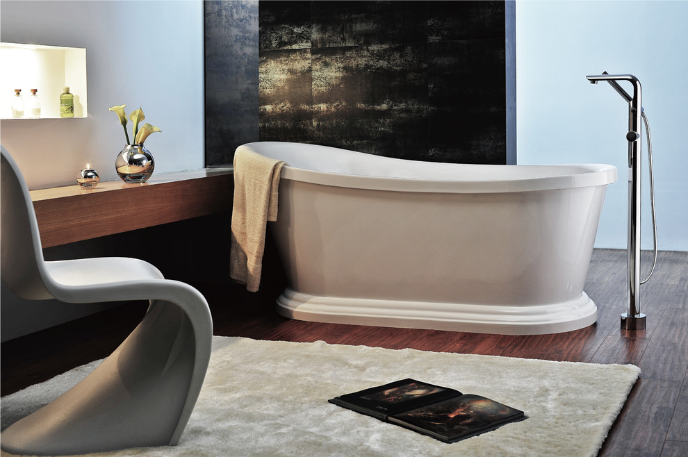 Floor Mounted Tub Fillers Contemporary Bathroom Dallas by Isenberg Faucets Houzz