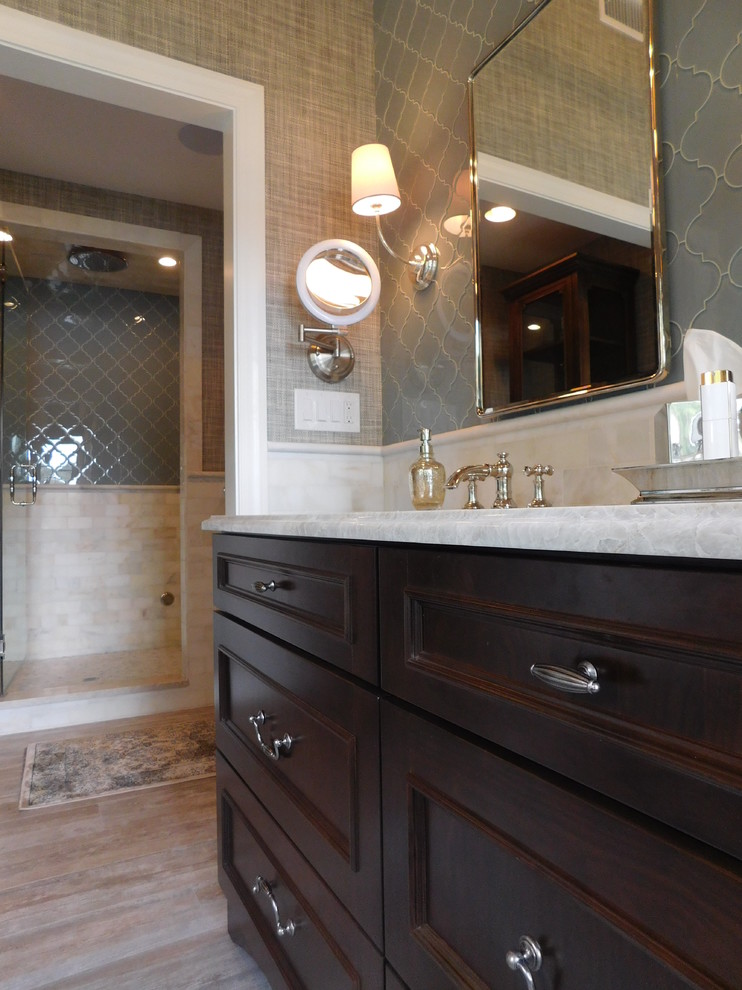Florida Arabesque Bathroom Remodel Contemporary Bathroom 