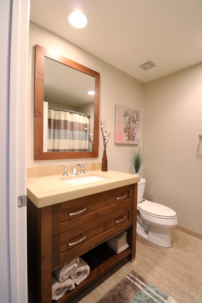 Florida Condo Bathroom Omaha by Something Special Interiors, Inc