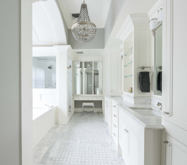 Formal Bathroom Remodel - Classique - Salle de Bain - New York - par ...