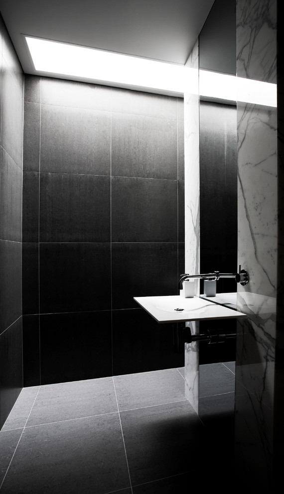 Forrest Residence Modern Bathroom Canberra Queanbeyan by Collins Pennington Architects