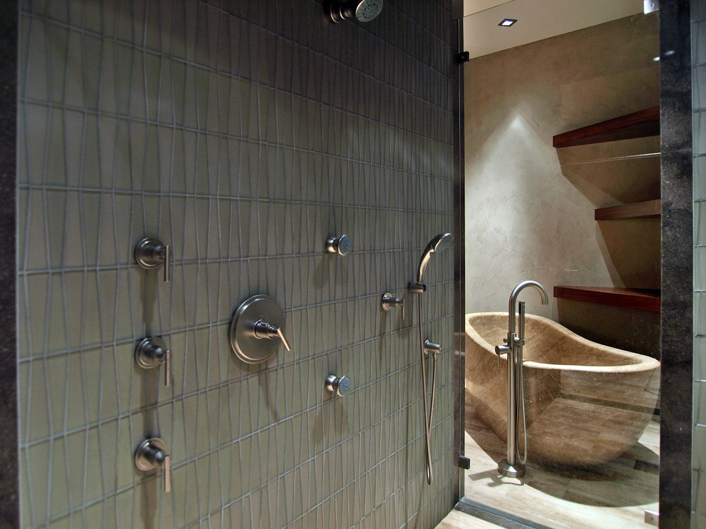 Inspiration for a contemporary bathroom in Las Vegas.
